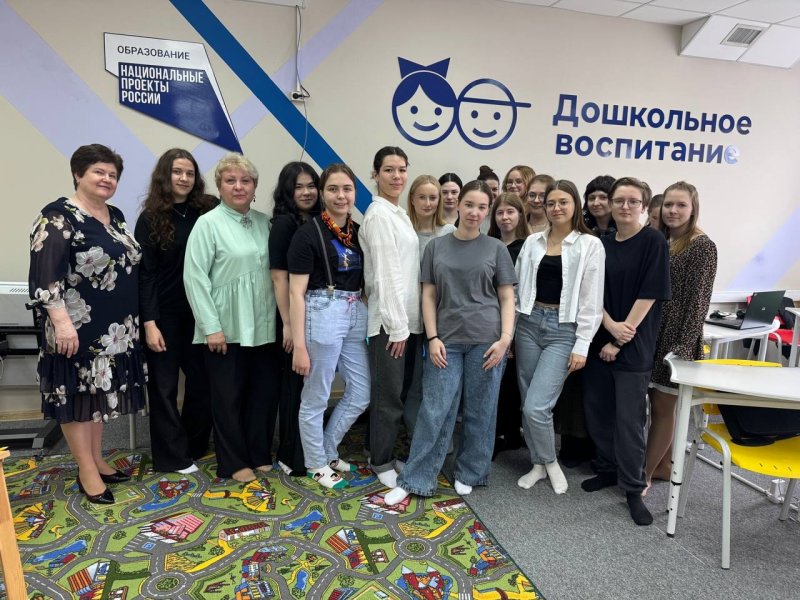 Учебная практика у будущих воспитателей 