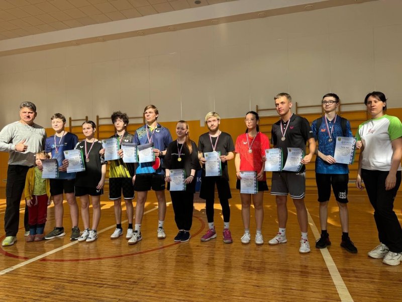 Спартакиада по настольному теннису 